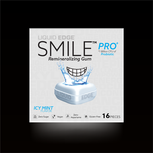 Liquid EDGE® SMILE™ PRO – Remineralizing Gum with Probiotics